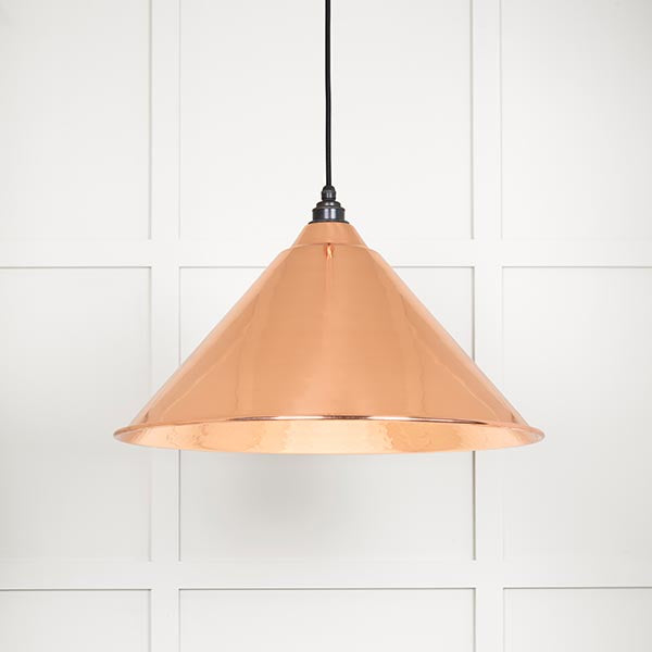 From The Anvil - Hockley Pendant - Hammered Copper - 49503 - Choice Handles