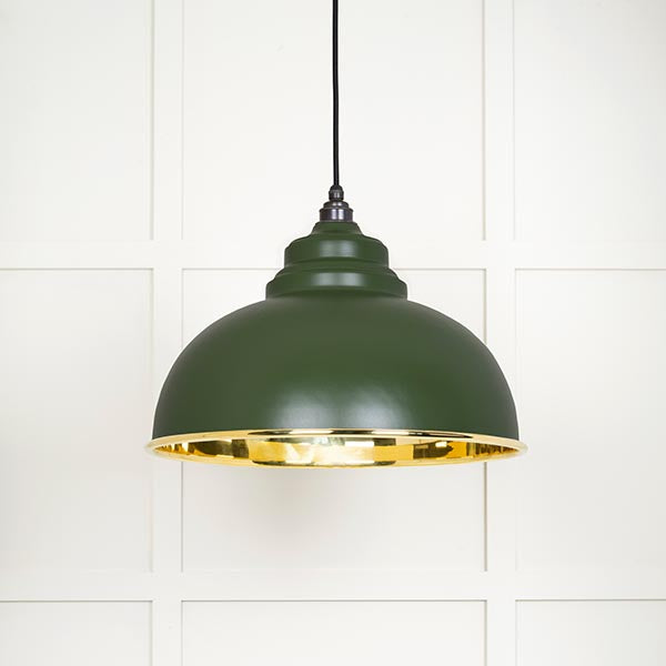 From The Anvil - Harborne Pendant in Heath - Smooth Brass - 49522H - Choice Handles