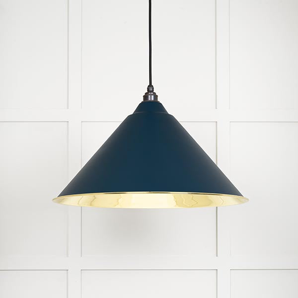 From The Anvil - Hockley Pendant in Dusk - Smooth Brass - 49524DU - Choice Handles