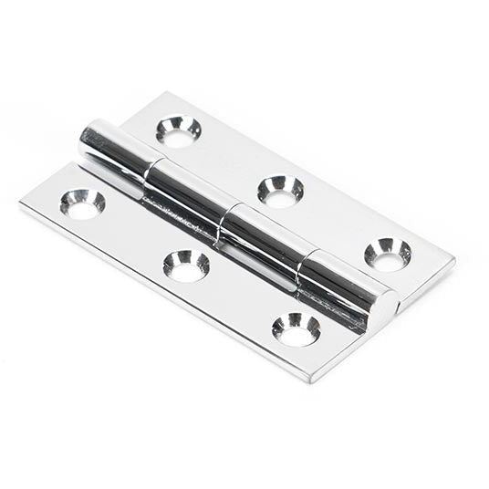 From The Anvil - 2" Butt Hinge (pair) - Polished Chrome - 49586 - Choice Handles
