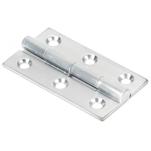 From The Anvil - 2" Butt Hinge (pair) - Satin Chrome - 49923 - Choice Handles