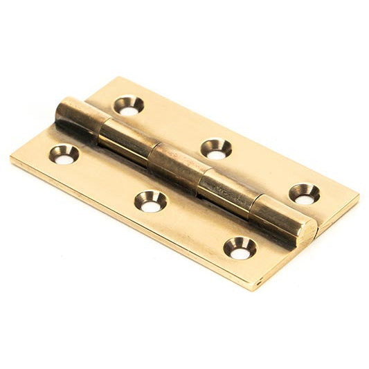 From The Anvil - 2.5" Butt Hinge (pair) - Aged Brass - 49925 - Choice Handles