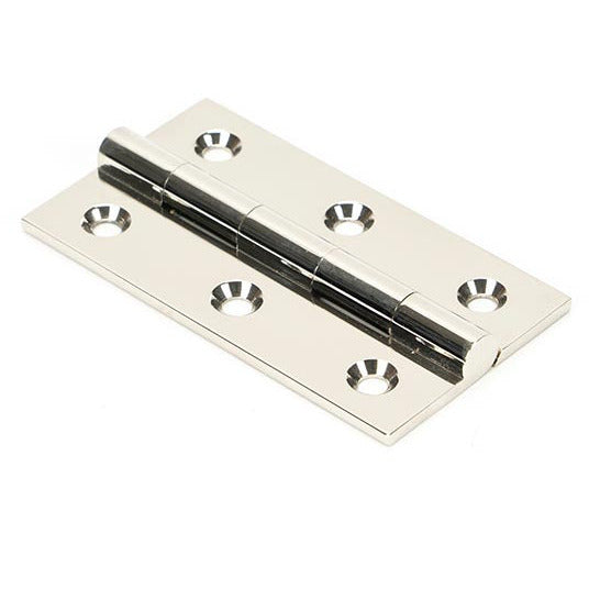 From The Anvil - 2.5" Butt Hinge (pair) - Polished Nickel - 49926 - Choice Handles