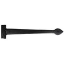 From The Anvil - Smooth 18" Cast T Hinge (pair) - Black - 73228 - Choice Handles