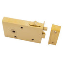 From The Anvil - Left Hand Bathroom Latch - Polished Brass - 83570 - Choice Handles