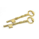 From The Anvil - Davenport Rim Lock - Aged Brass - 91528 - Choice Handles