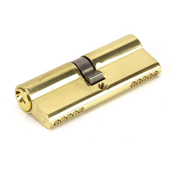 From The Anvil - 40/40 Euro Cylinder - Lacquered Brass - 91855 - Choice Handles