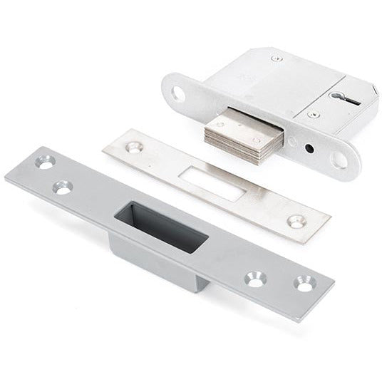 From The Anvil - 2 ½" 5 Lever BS Deadlock KA - Stainless Steel - 91901 - Choice Handles