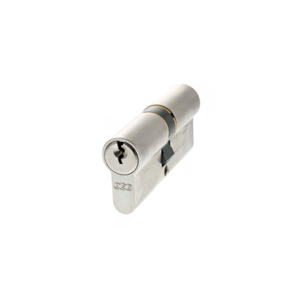 AGB Euro Profile 5 Pin Double Cylinder 30-30mm (60mm) - Satin Chrome - C603322525 - Choice Handles