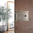 Spira Brass - Iron Rim Lock - Fluted Antique - Antique - 1031ANT - Choice Handles