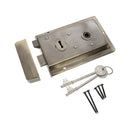 Spira Brass - Iron Rim Lock - Fluted Antique - 1031ANT - Choice Handles