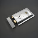 Spira Brass - Iron Rim Lock - Fluted  - Polished Chrome - 1031PC - Choice Handles