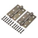 Eclipse - 76x51x2mm Ball Bearing Hinge Grade 7 (Pair) -  Antique Bronze -  14097 - Choice Handles