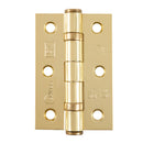 Eclipse - 76x51x2mm Ball Bearing Hinge Grade 7 (Pair) -  Electro Brass -  14103 - Choice Handles