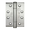 Eclipse - 4x3" Grade 14 Concealed Bearing Hinge  -  Satin Stainless Steel -  14329 - Choice Handles