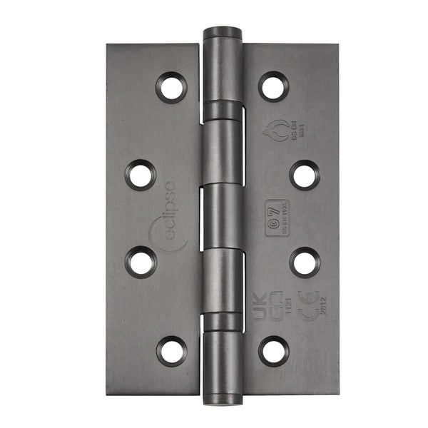 Eclipse - 102x67x2mm Slim Knuckle Ball Bearing Hinge Grade 7 -  Dark Bronze -  Eclipse - Choice Handles