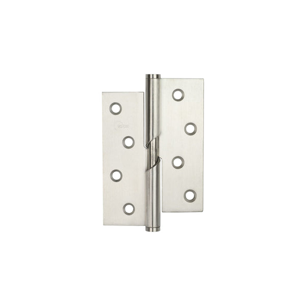 Eclipse - 102x76x2mm Rising Hinge (Left Hand) -  Satin Stainless Steel -  14843