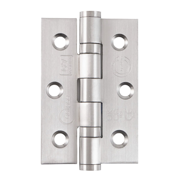 Eclipse - 76x51x2mm Ball Bearing Hinges Grade 7 -  Satin Stainless Steel -  14852 - Pair - Choice Handles