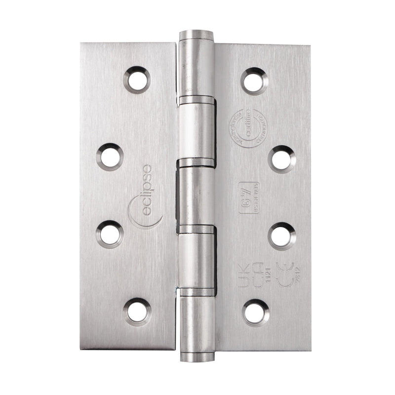 Eclipse - 102x76x2mm Washered Hinge Grade 7 -  Satin Stainless Steel -  14856 - Choice Handles