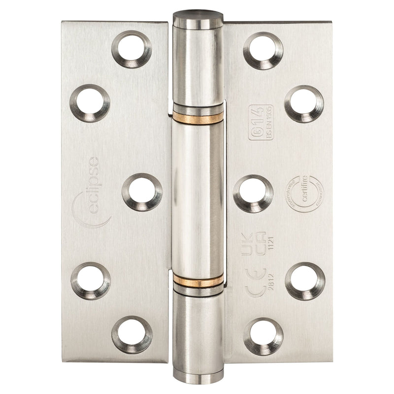 Eclipse - 102x76x3mm Insignia Thrust Bearing Hinge Grade 13 SS316 -  Satin Stainless Steel -  14929 G316 - Choice Handles