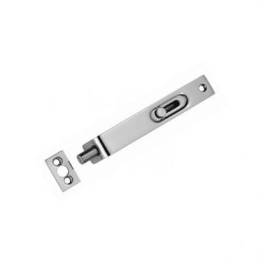 Carlisle Brass - Sunk Slide Flush Bolt 102mm  - Satin Chrome - AA79SC - Choice Handles