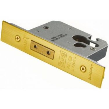 Eurospec - Euro Profile Deadlock 76mm - PVD - EDS5030PVD - Choice Handles