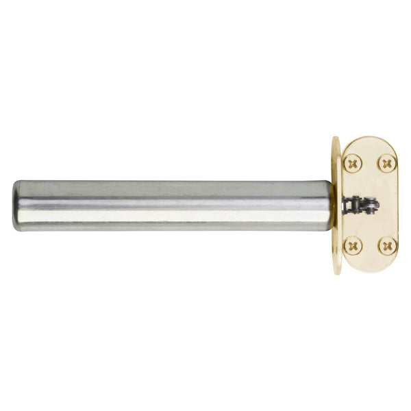 Eclipse - EB Concealed Door Closer Radius Forend -  Electro Brass -  17951 - Choice Handles
