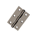 Spira Brass - NON CE  76mm  76mmMild Steel Butt Hinges  - Black Nickel - 1838BN - Choice Handles
