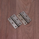Spira Brass - NON CE  76mm  76mmMild Steel Butt Hinges  - Black Nickel - 1838BN - Choice Handles