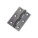 Spira Brass - NON CE  76mm  76mmMild Steel Butt Hinges - Gunmetal Grey - 1838GG - Choice Handles
