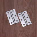 Spira Brass - NON CE  76mm  76mmMild Steel Butt Hinges - Polished Chrome - 1838PC - Choice Handles