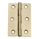 Spira Brass - NON CE  76mm  76mmMild Steel Butt Hinges  Satin Brass - 1838SB - Choice Handles