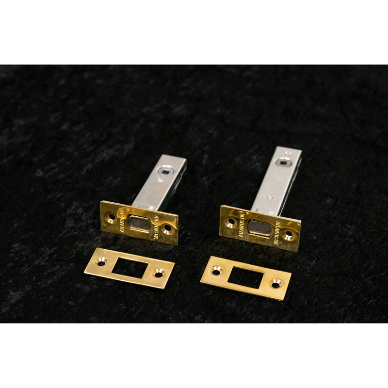 Atlantic Tubular Deadbolt 3" - Raw Brass - ADB3RB - Choice Handles