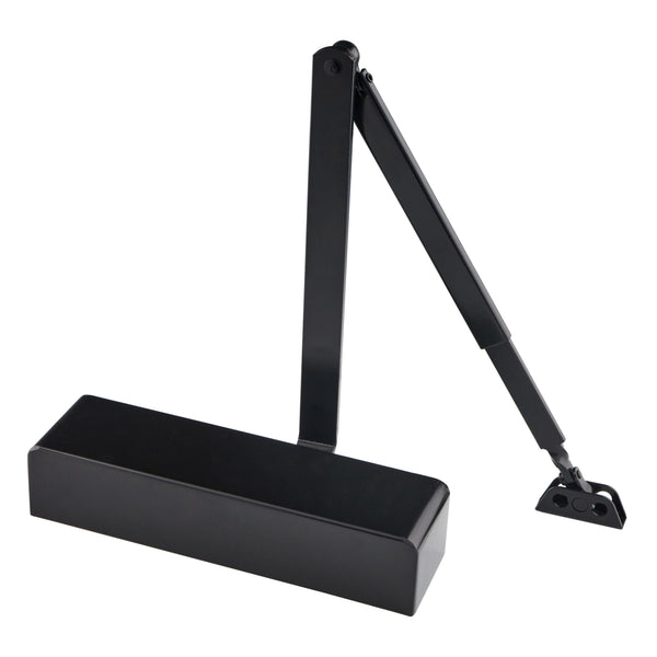Eclipse - 93 Series Door Closer BLK Radius Cover & Arm Size 2-4 -  Matt Black -  28979 - Choice Handles