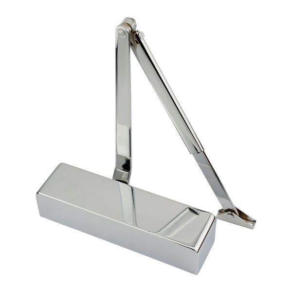 Eclipse - 93 Series Door Closer PCP Radius Cover & Arm Size 2-4 -  Polished Chrome -  28988 - Choice Handles