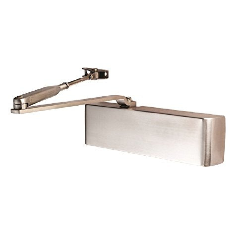 Eurospec - Door Closer Template Power size 2-4 Cover Packs inc. Brackets and Fixings - Satin Nickel Plated - DCT2024BC/SNP/FCP - Choice Handles