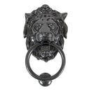 From The Anvil - Lion Head Door Knocker - Black - 33018 - Choice Handles