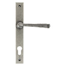 From The Anvil - Slimline Lever Espag. Lock Set - Pewter Patina - 33034 - Choice Handles