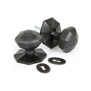 From The Anvil - Beeswax Large Octagonal Mortice/Rim Knob Set - Beeswax - 33064 - Choice Handles