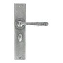 From The Anvil - Avon Lever Bathroom Set - Pewter Patina - 33091 - Choice Handles