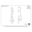 From The Anvil - Black Cupboard Turn - 33115 - Choice Handles