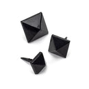 From The Anvil - Black Pyramid Door Stud - Medium - 33194 - Choice Handles