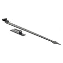 From The Anvil - Black Monkeytail Lever on Rose Set (Diamond) - 33235 - Choice Handles