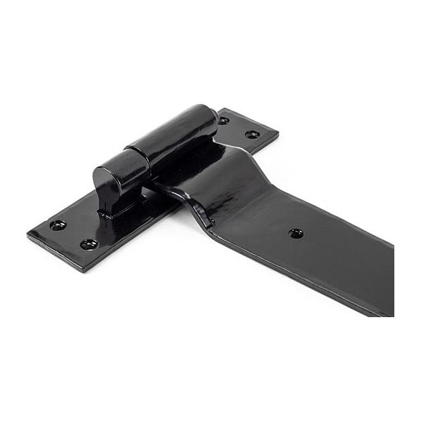 From The Anvil - Black 35" Hook & Band Hinge - Cranked (pair) - 33234 - Choice Handles