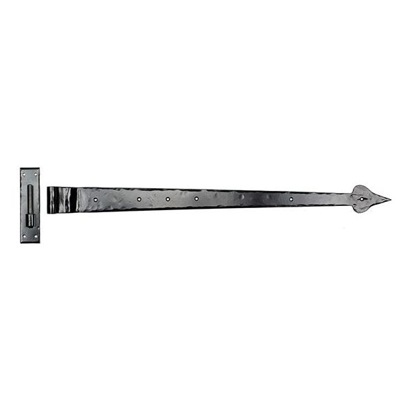 From The Anvil - Black 35" Hook & Band Hinge - Cranked (pair) - 33234