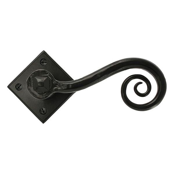 From The Anvil - Black Monkeytail Lever on Rose Set (Diamond) - 33235