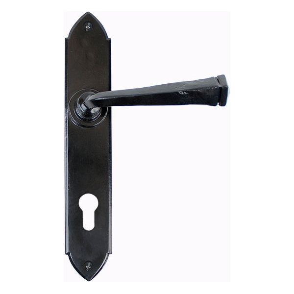 From The Anvil - Gothic Lever Espag. Lock Set - Black - 33273
