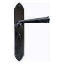 From The Anvil - Gothic Lever Bathroom Set - Black - 33274 - Choice Handles