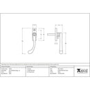 From The Anvil - Slim Peardrop Espag - LH - Black - 33331 - Choice Handles