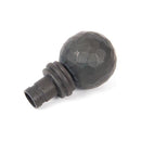 From The Anvil - Beeswax Hammered Ball Curtain Finial (pair) - 33398 - Choice Handles
